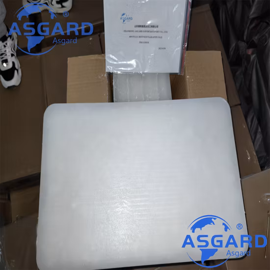 Fabrikpreis Feste Kunlun-Marke, vollständig raffiniert 58/60 / halbraffiniert / rohes Paraffinwachs in Industriequalität / Lebensmittelqualität für Kerzen